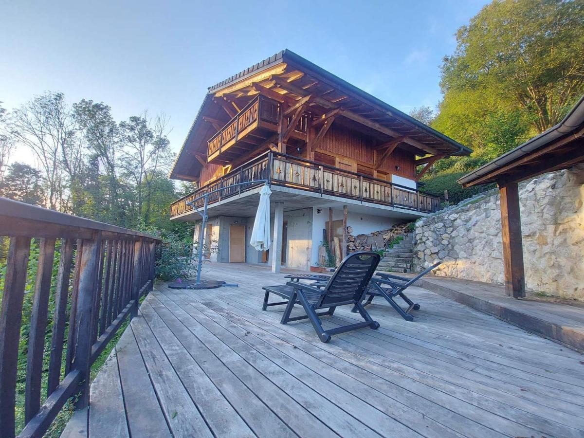 Chalet Savoyard Avec Jardin, Poele A Bois Et Wifi - Fr-1-624-11 Verchaix Exterior photo