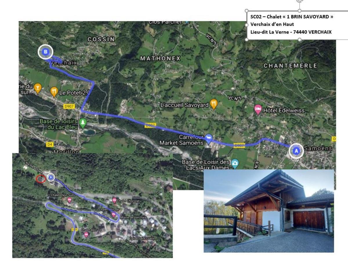 Chalet Savoyard Avec Jardin, Poele A Bois Et Wifi - Fr-1-624-11 Verchaix Exterior photo