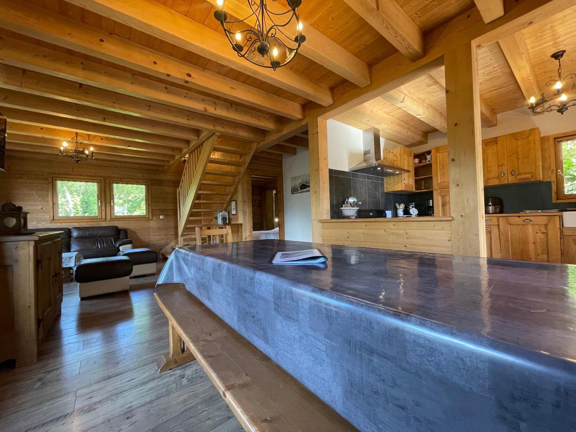 Chalet Savoyard Avec Jardin, Poele A Bois Et Wifi - Fr-1-624-11 Verchaix Exterior photo